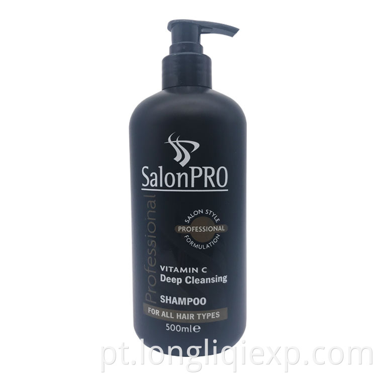 Conjunto de shampoo e condicionador de limpeza profunda com vitamina C 500ML para todos os tipos de cabelo